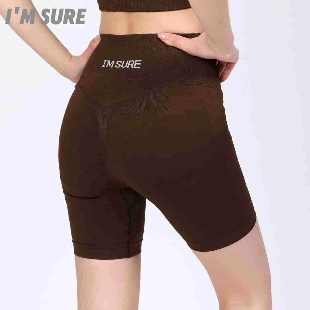 春夏蜜桃四分健身瑜伽裤弹力高腰紧身收腹跑步健身裤女运动