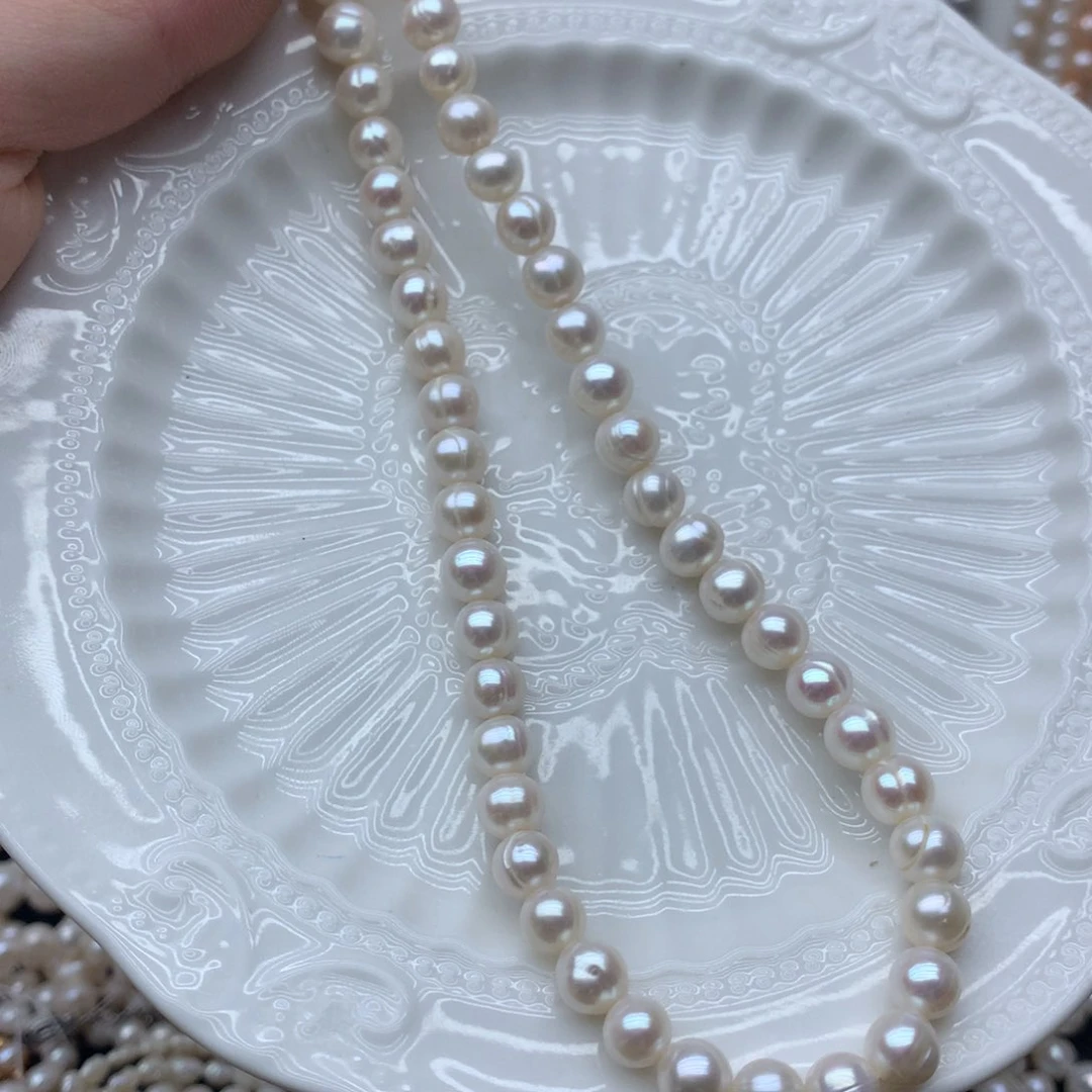 淡水珍珠7未镶嵌x11项链