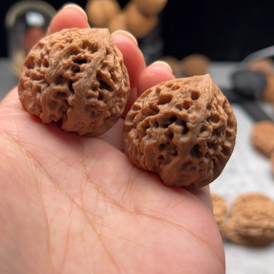 吊坠文玩核桃太行龙纹【3601】36.39.36