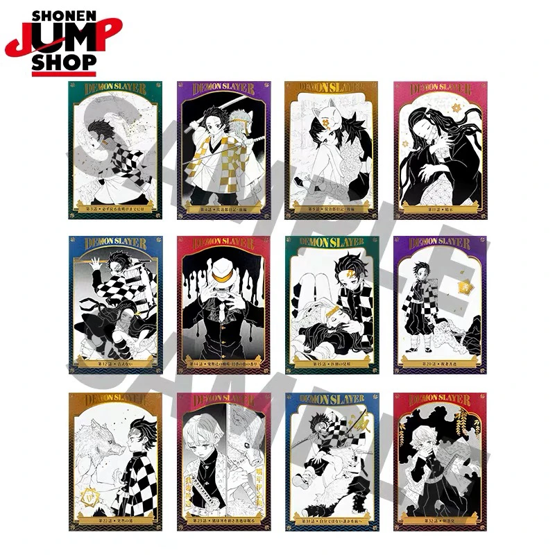 《萤火》【鬼灭之刃】jump shop新烫金明信片1弹盲盒（默认代拆）