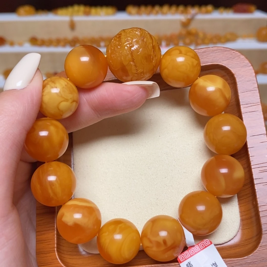 【闪购商品】未镶嵌蜜蜡手链手串