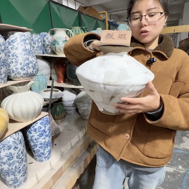 陶摆件景德镇陶瓷花瓶瑕疵专场