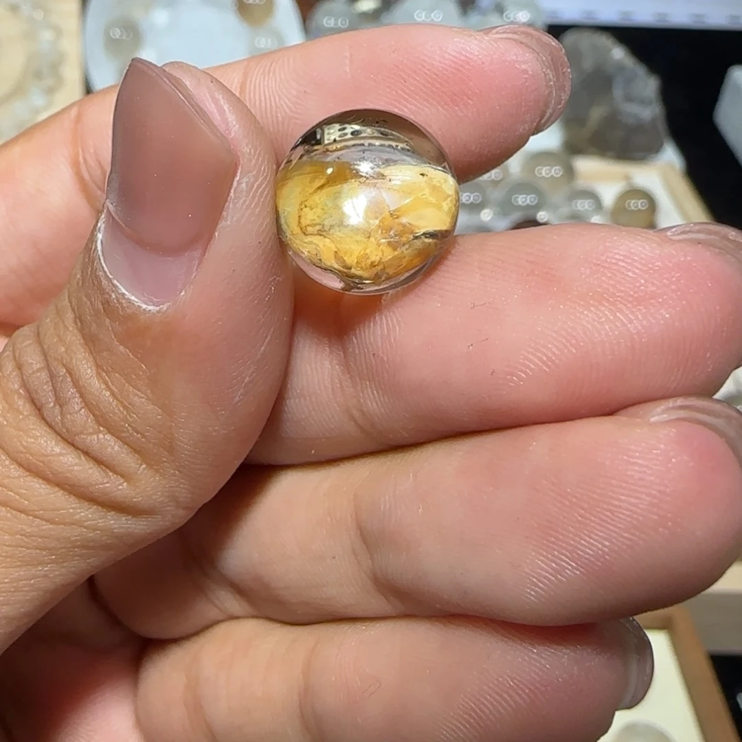 一***星未镶嵌水晶珠宝半成品