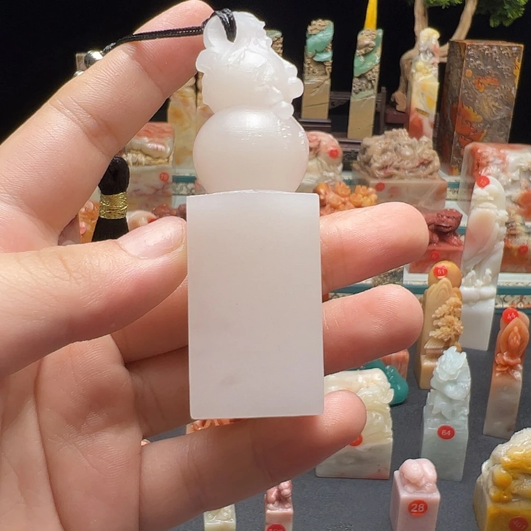 寿山石印石宛*手工制作