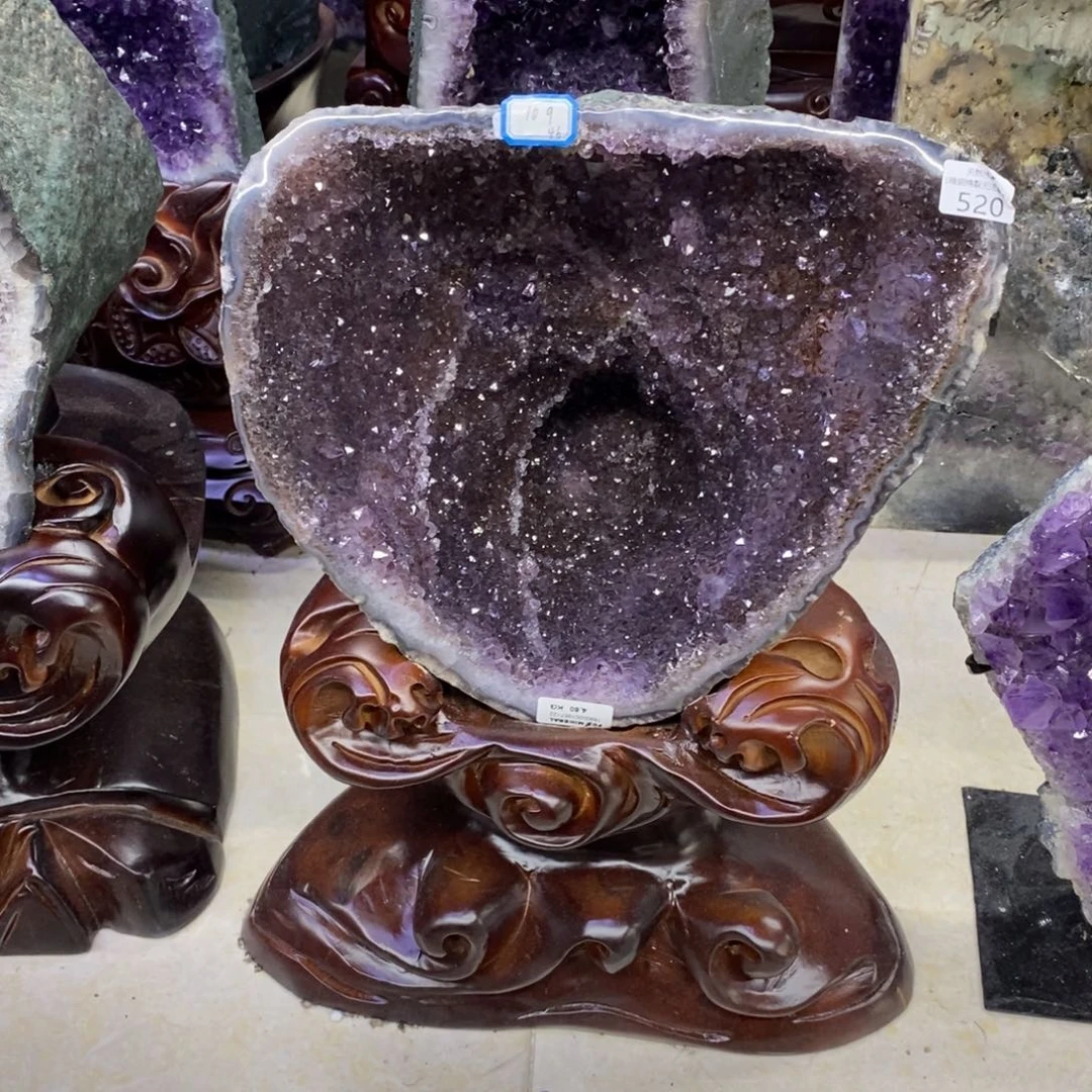 紫晶大型摆件（非配饰）未镶嵌莹