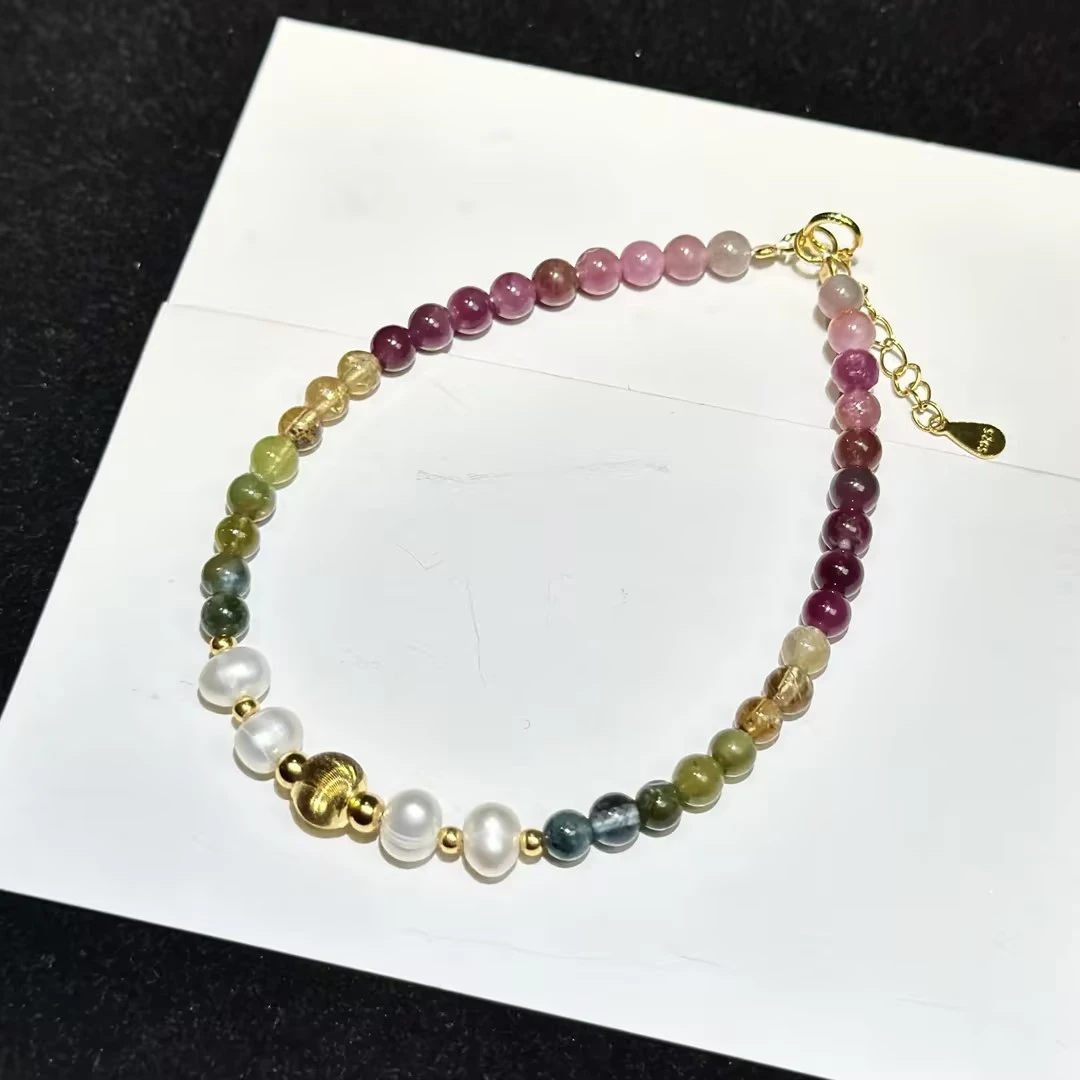 【ZY】碧玺DIY手链-约4mm（多样性发其一）