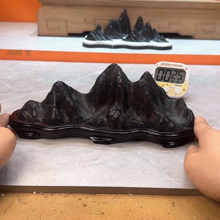 骑***穷奇石茶宠鱼缸文房摆件