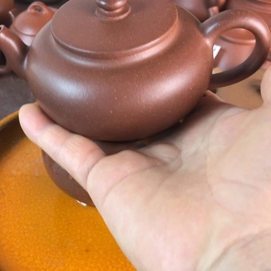 茶壶紫砂紫泥改良版220豪生左右没有敲章