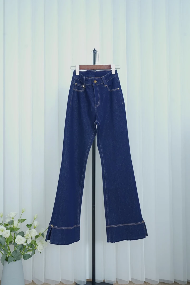 2025文哥工作室新品春季女装高定设计牛仔裤BLZ-33298