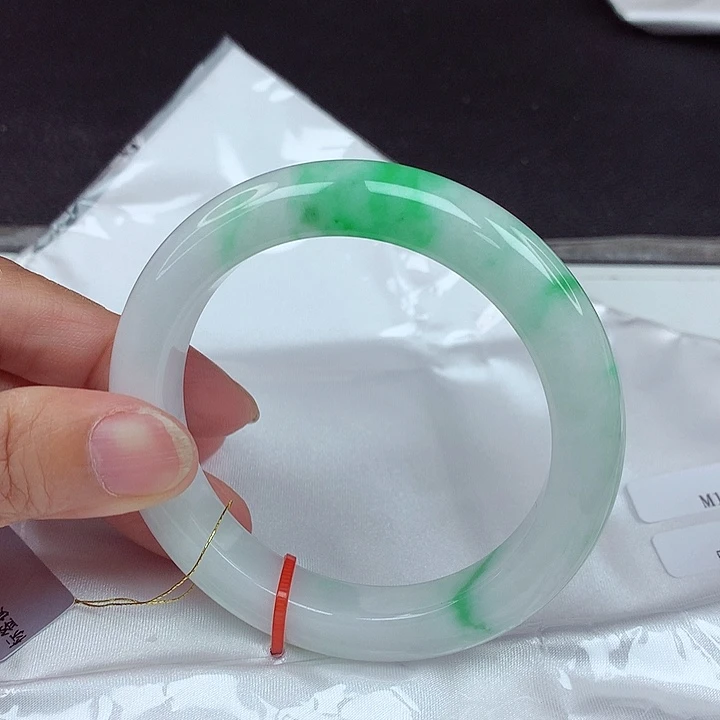 翡翠未镶嵌手镯57圈4961