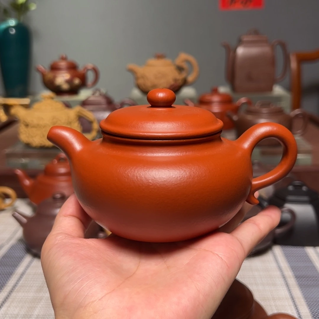 茶壶紫砂乞**格全手工小煤窑朱泥仿古