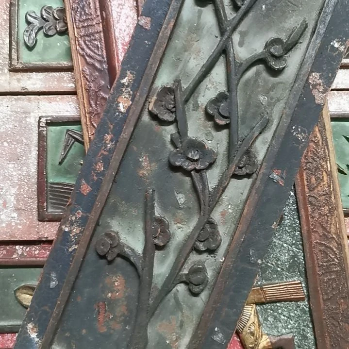 木静*老木雕花版一片