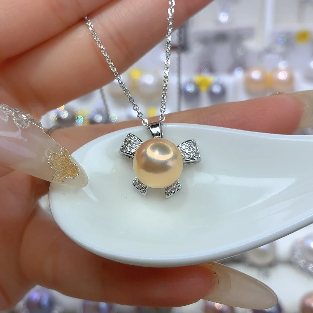 颈饰合金淡水珍珠F