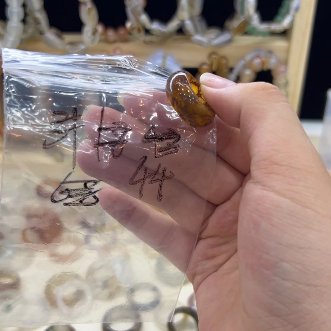 玛瑙/玉髓戒指合金44港10