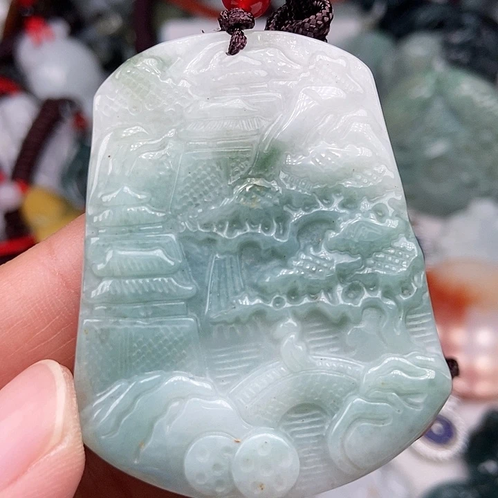 颈饰未镶嵌翡翠翡翠