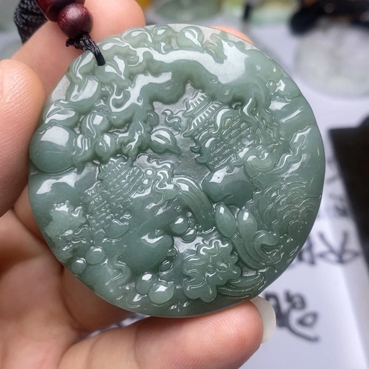 颈饰未镶嵌翡翠翡翠