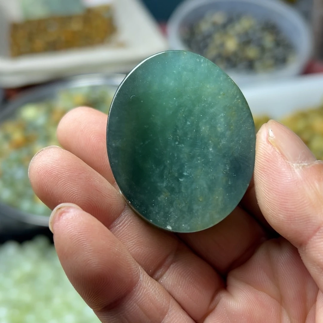 蛇纹石玉未镶嵌岫玉半成品手镯心牌子
