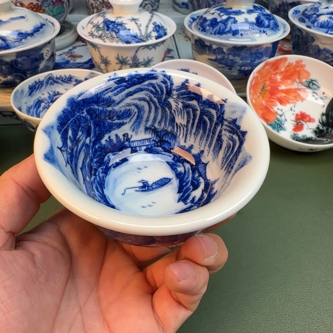 陶纯手工纯手绘茶具362