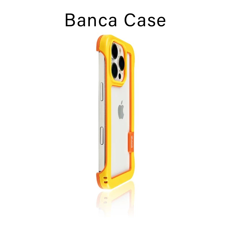 BANCA新款镂空无边框适用iphone16/15promax手机壳苹果13/14高级