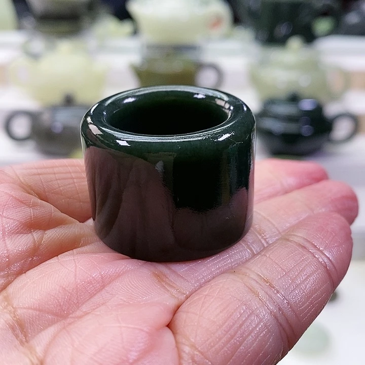 未镶嵌和田玉挂件扳指圈号22.2