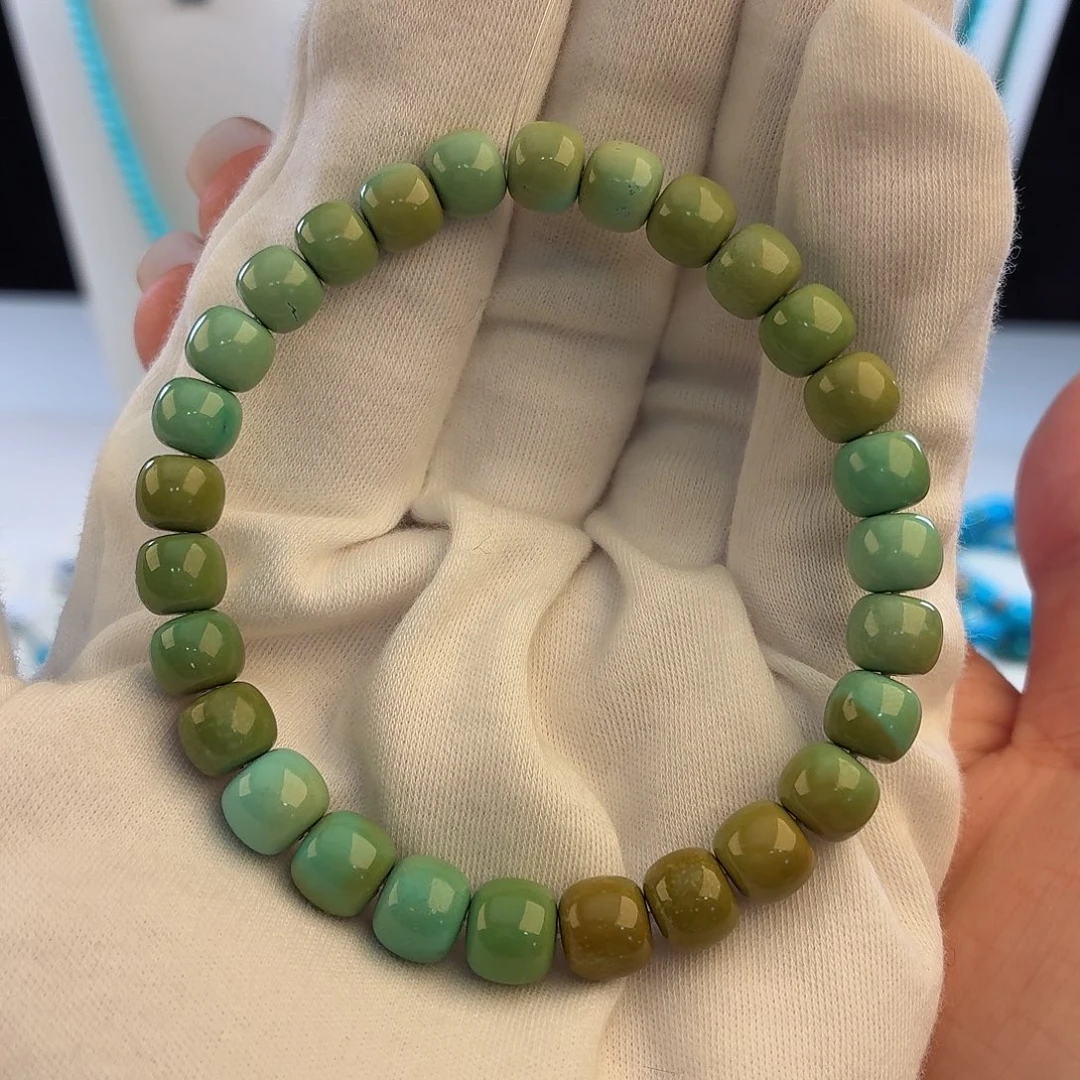 绿松石未镶嵌绿松石7.8mm