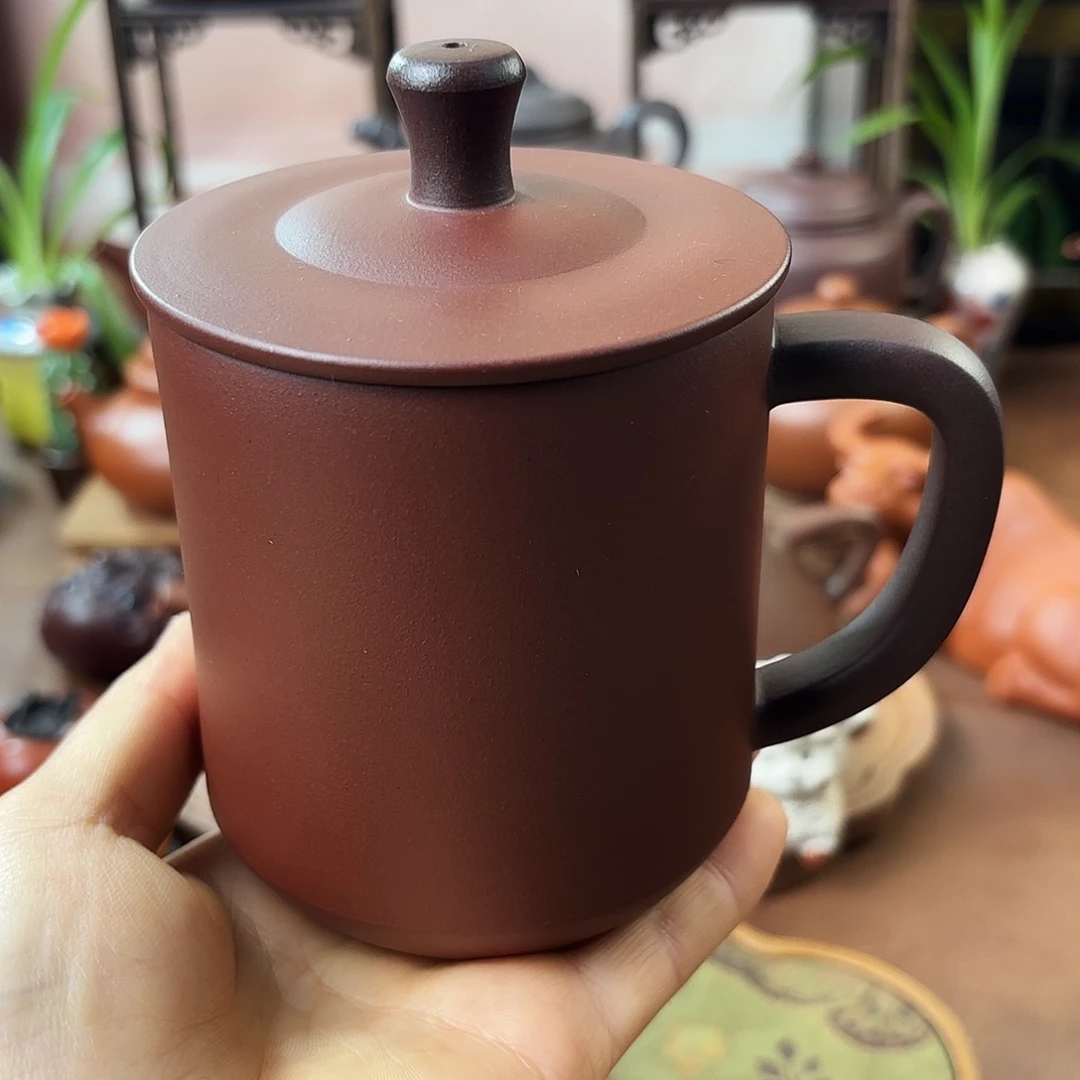 茶壶紫砂紫砂盖杯大容量