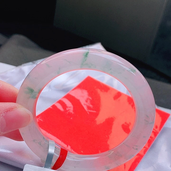 翡翠未镶嵌手镯缅甸天然a货翡翠手镯72号