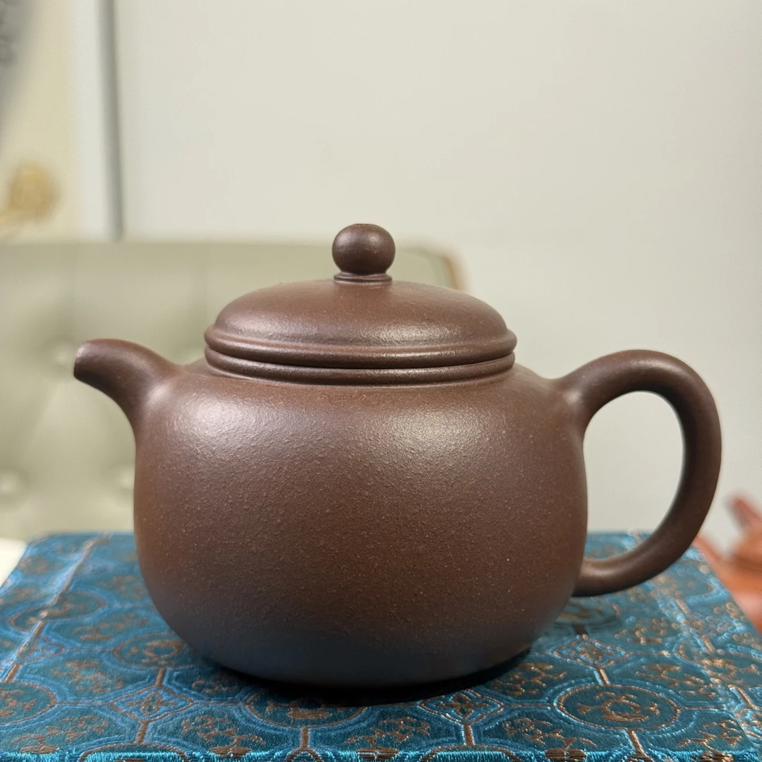 宜兴紫砂紫泥匏尊170cc