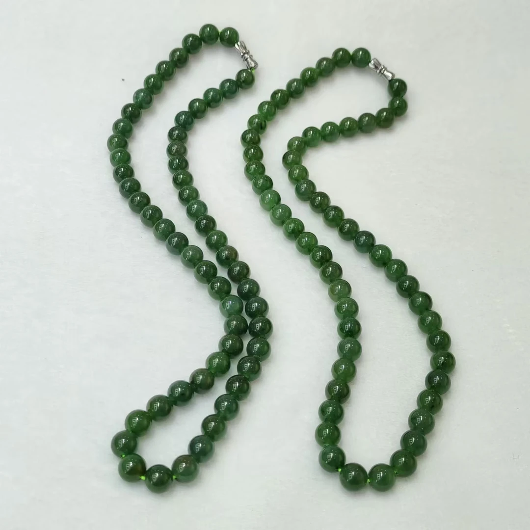 【老三珠宝】和田玉公主链【多样性发其一】约8mm