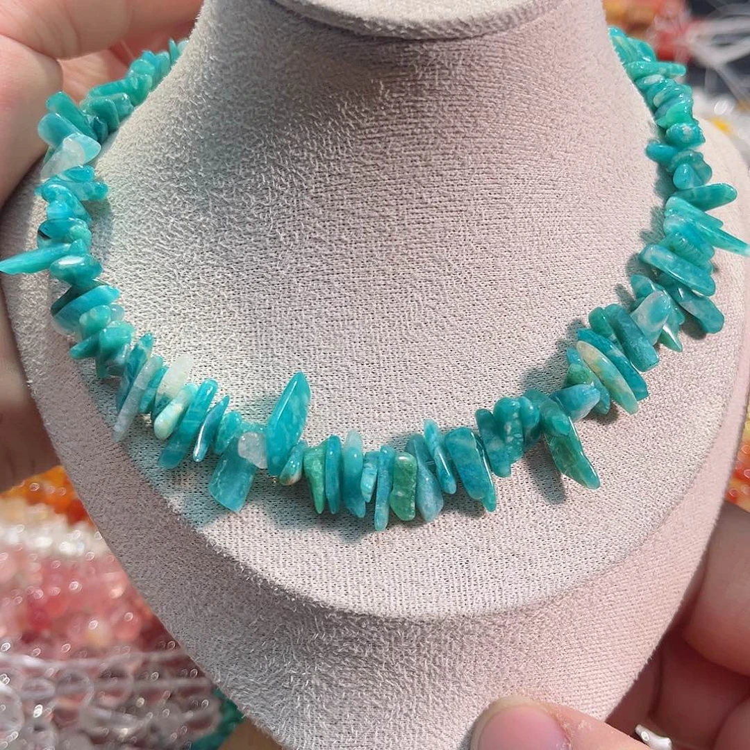 玛瑙/玉髓合金珠宝半成品天河长牙一条