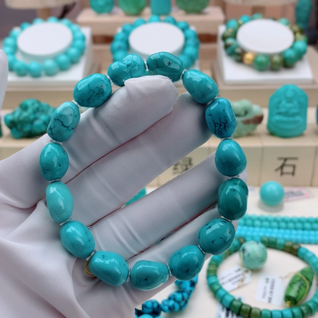 绿松石未镶嵌挂件