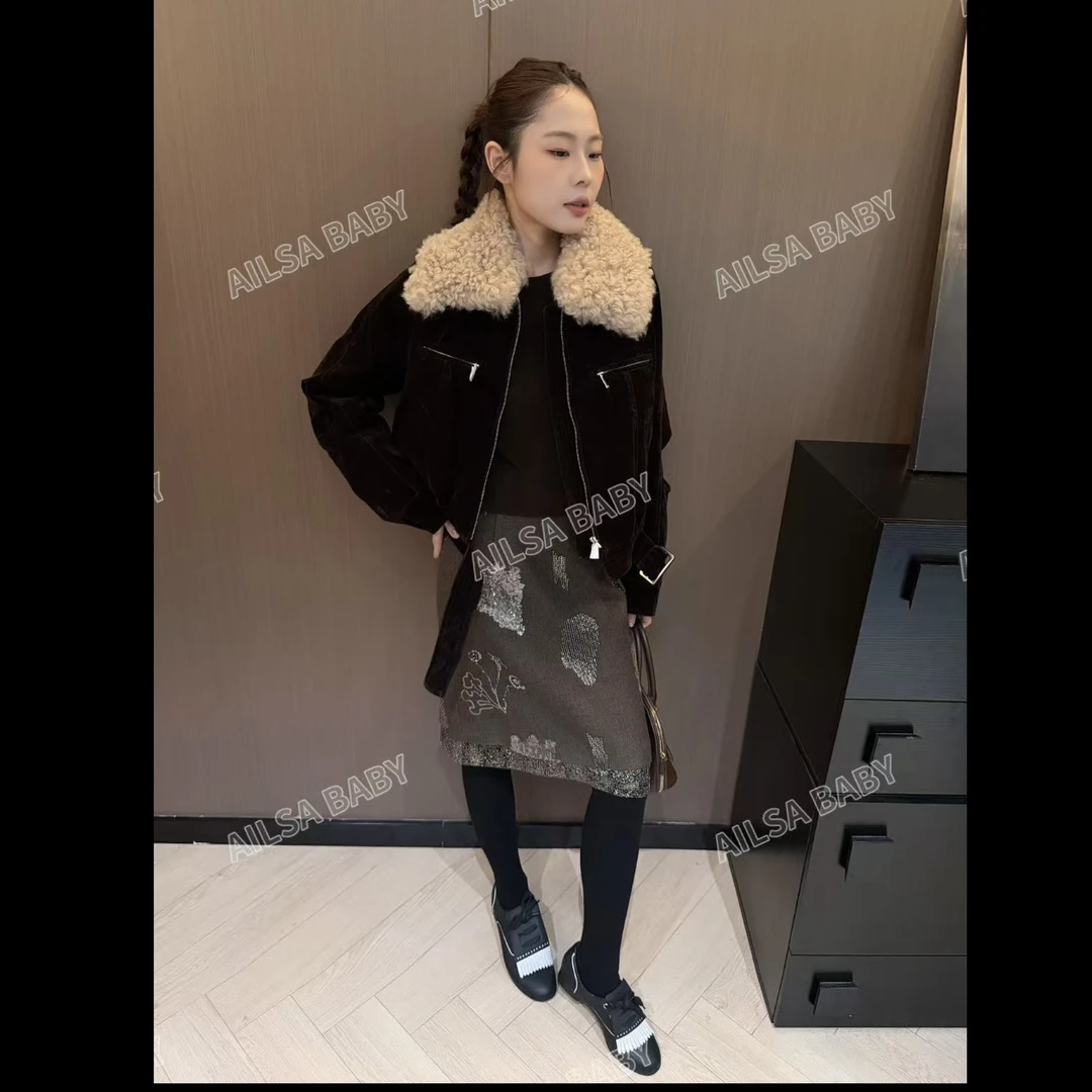 【AILSA BABY】欧货手工串珠拼接亮片蕾丝裙/122051A