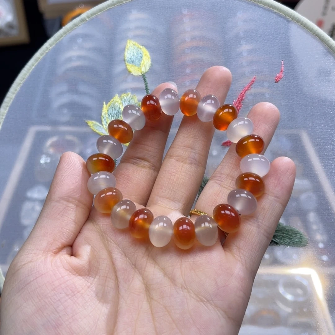 玛瑙/玉髓未镶嵌手链