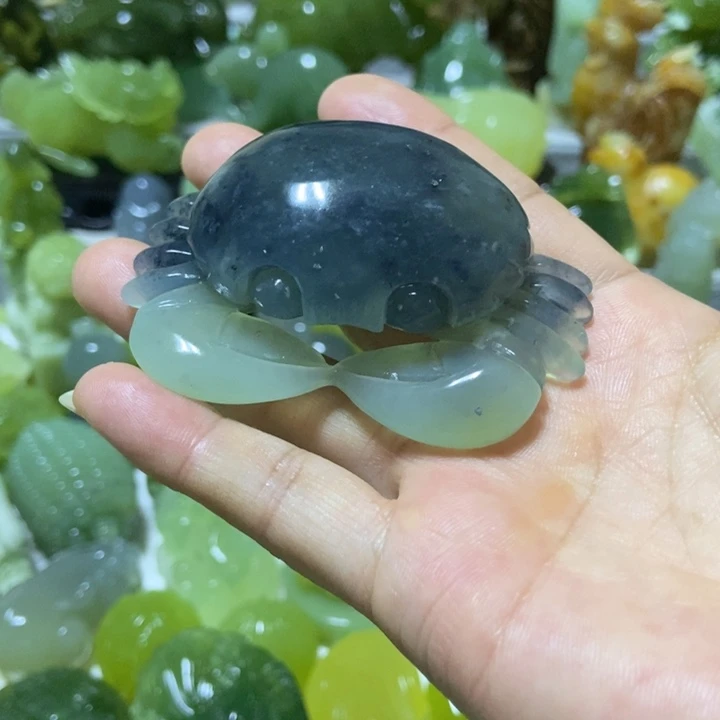 【闪购商品】未镶嵌蛇纹石玉把件