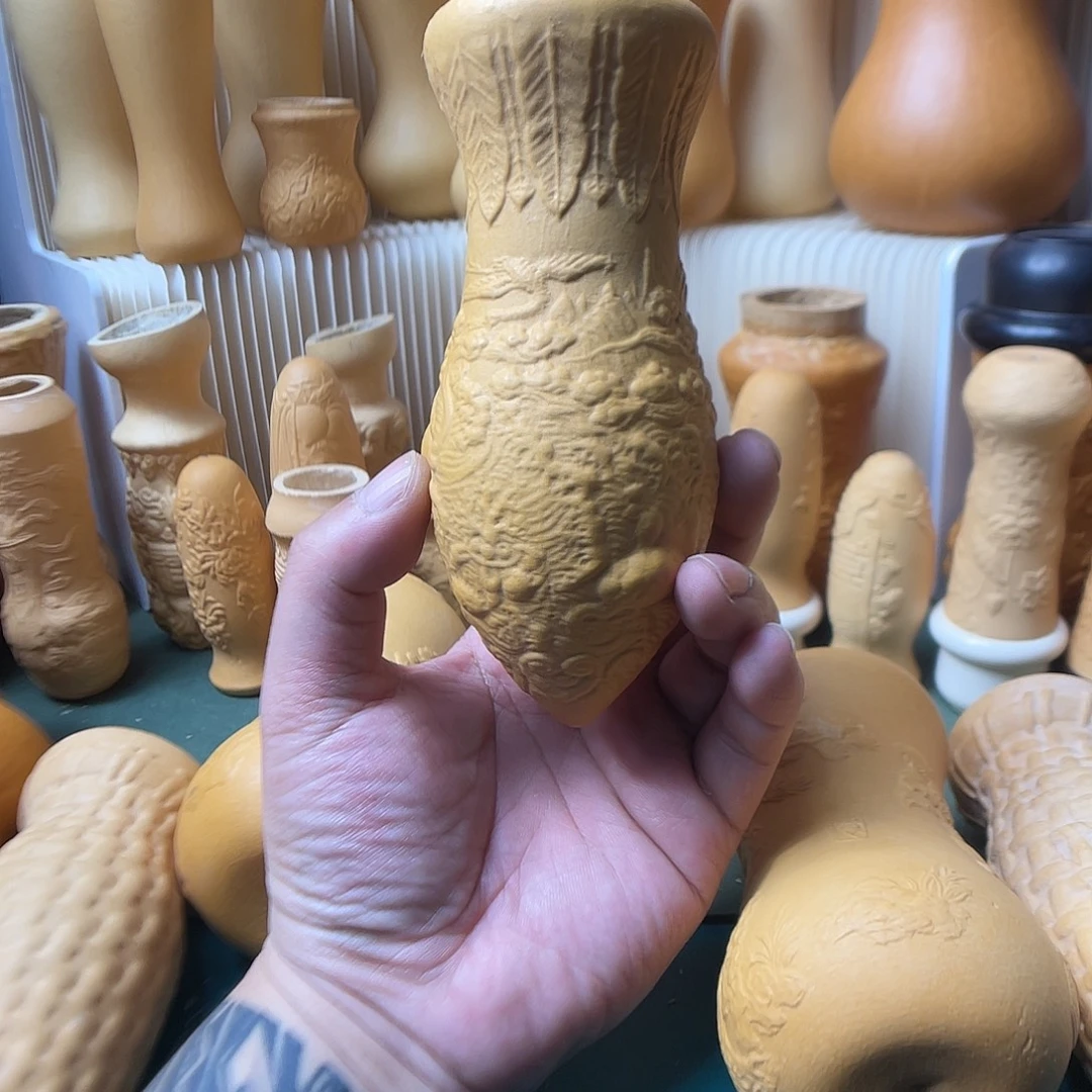 刘海戏金蟾柳叶葫芦