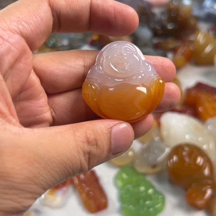 玛瑙/玉髓吊坠(不含链)未镶嵌