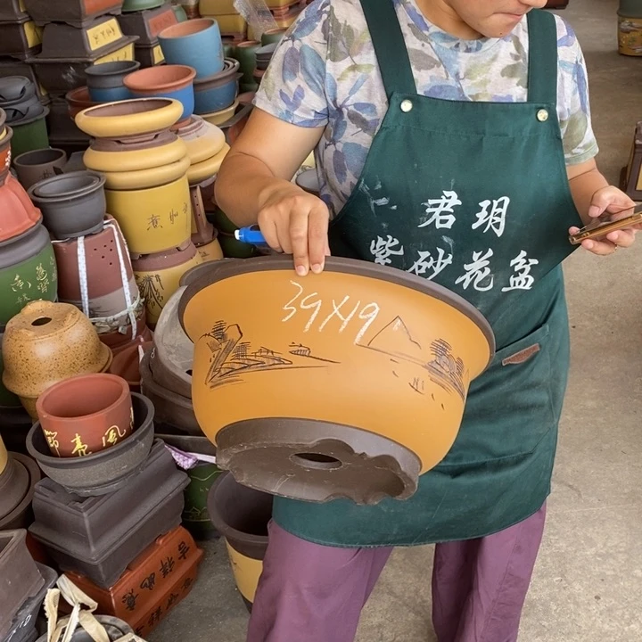 紫砂花盆紫砂花盆