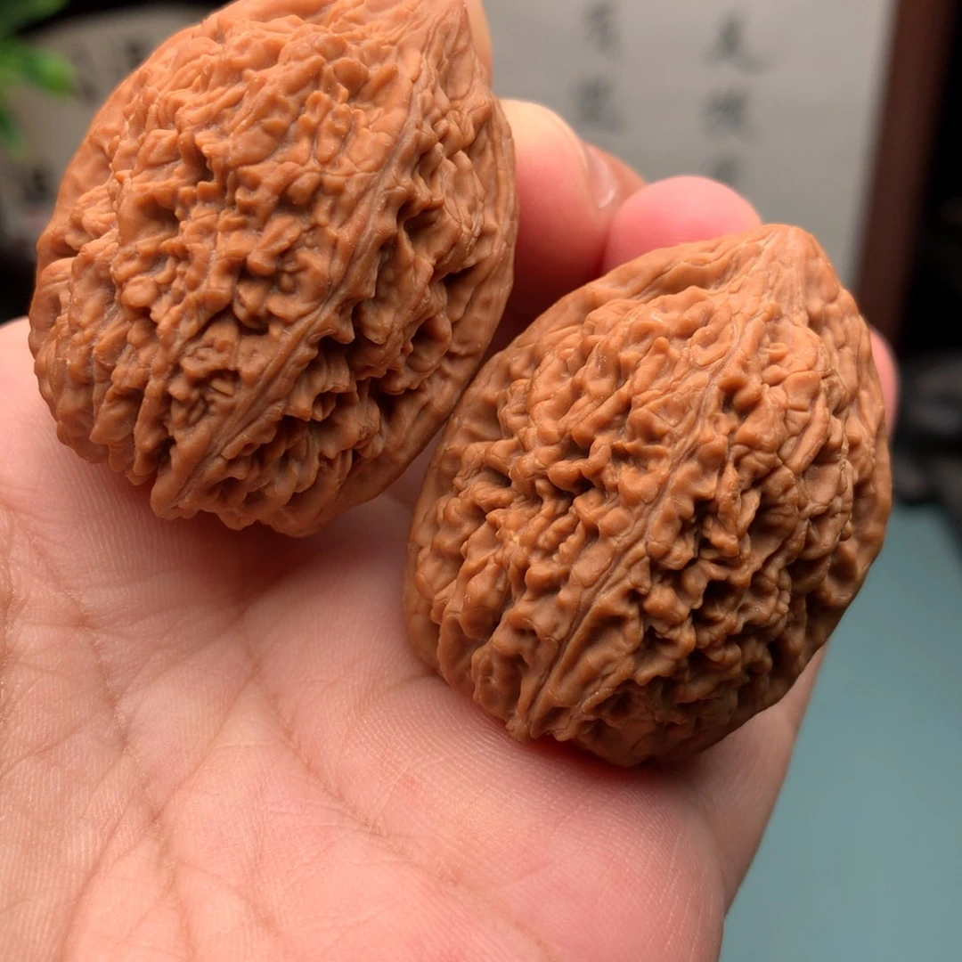嘻***山把件文玩核桃蒜头51