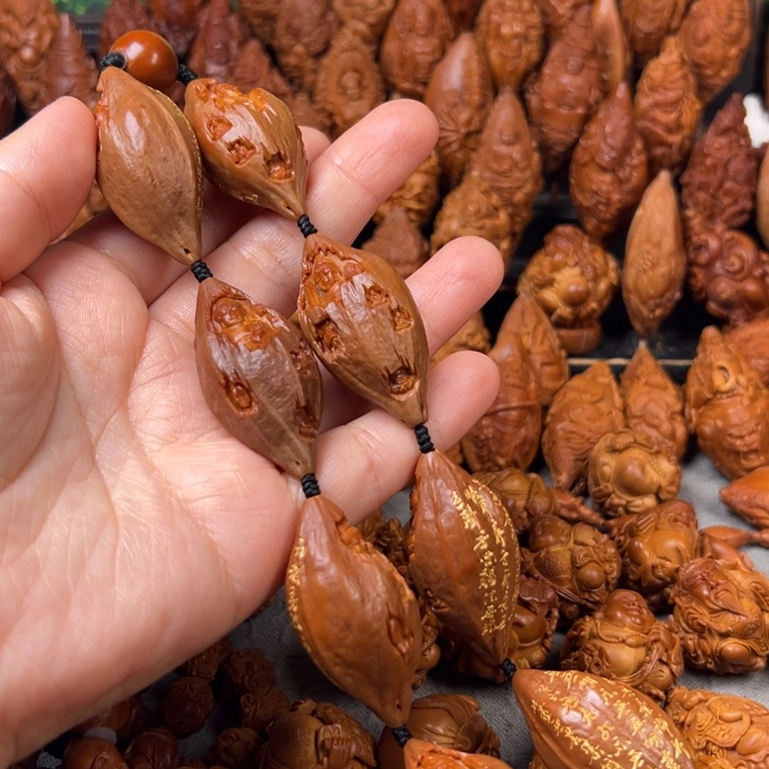 家***只手串/手链橄榄核核雕