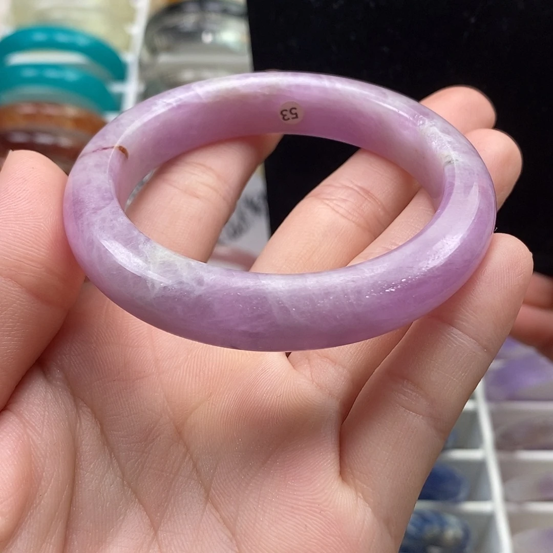 正圈未镶嵌锂辉石紫锂辉53➕
