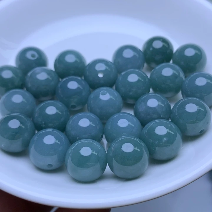 散珠翡翠卡12冰蓝水8个（手链拍两单）