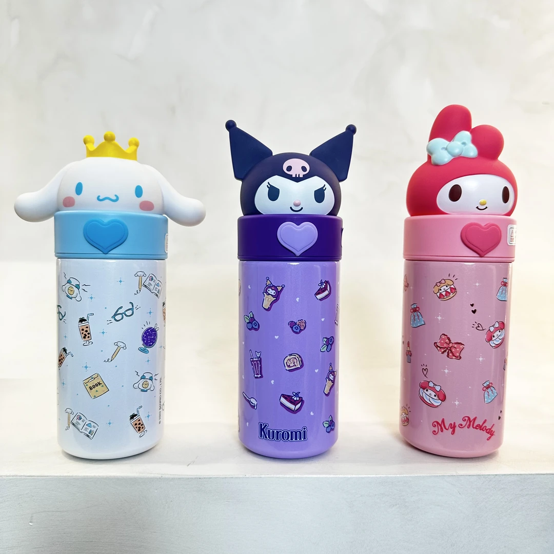 三丽欧 艾可思联名款 316不锈钢 350ml可爱便携弹跳