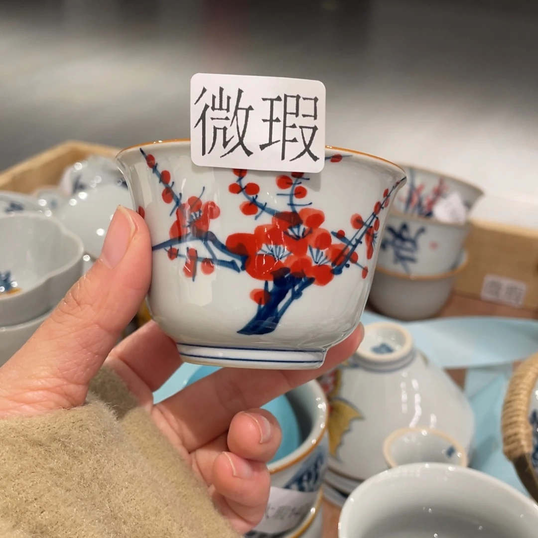 有瑕釉下彩纯手绘