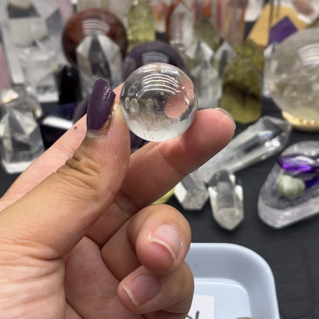 拜***白未镶嵌珠宝半成品水晶40