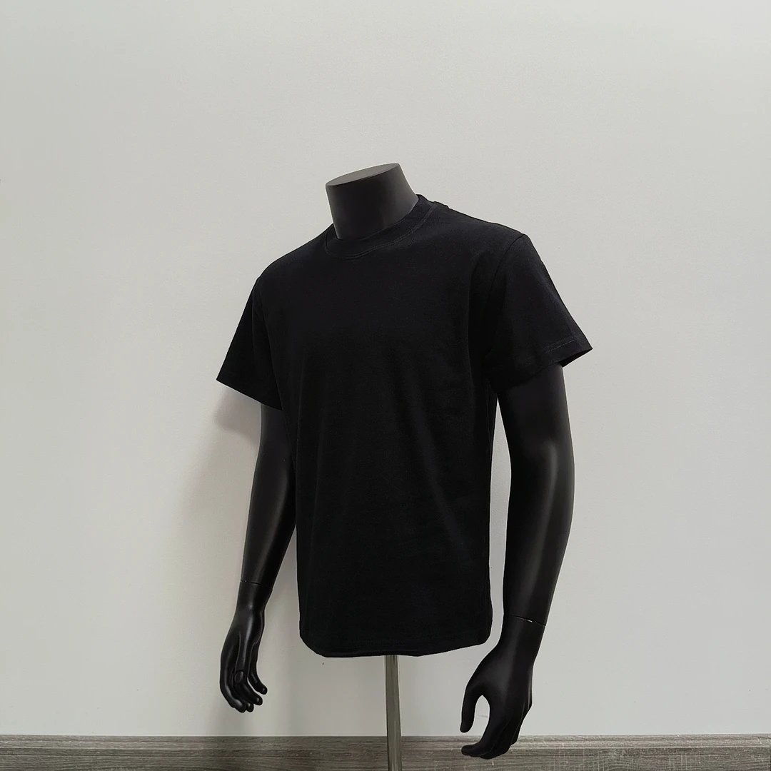 韩版短袖宽松修身潮流宽肩痞帅短袖T恤夏季圆领轻奢