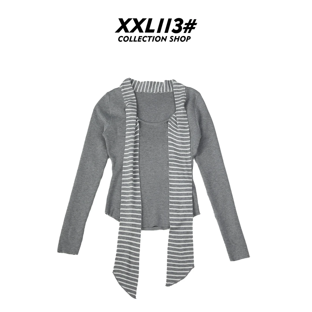 113* CENTRALIZED SHOP海军领毛针织衫X6F05A5004