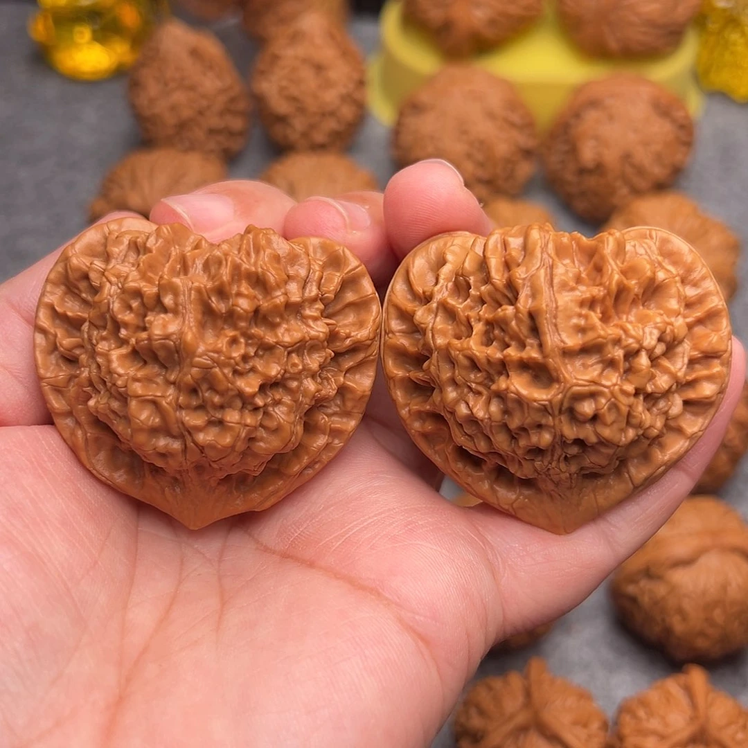 把件文玩核桃49全品毕业麒麟纹官帽