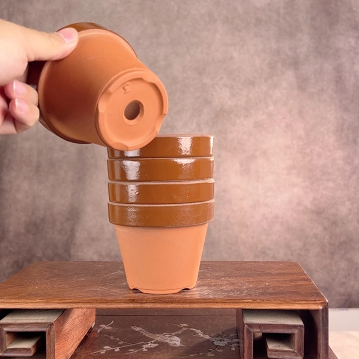 红陶常滑3号深5枚组