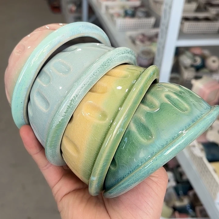 陶瓷量货/口高深浅搭配发4个