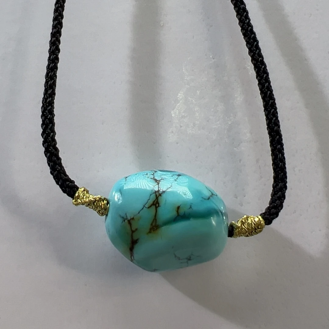 绿松石未镶嵌挂件